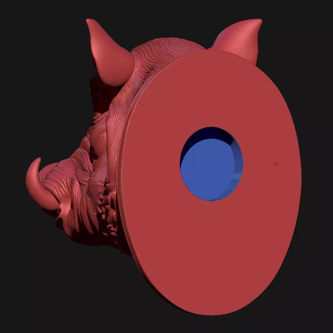 Wild boar 3D print model_5