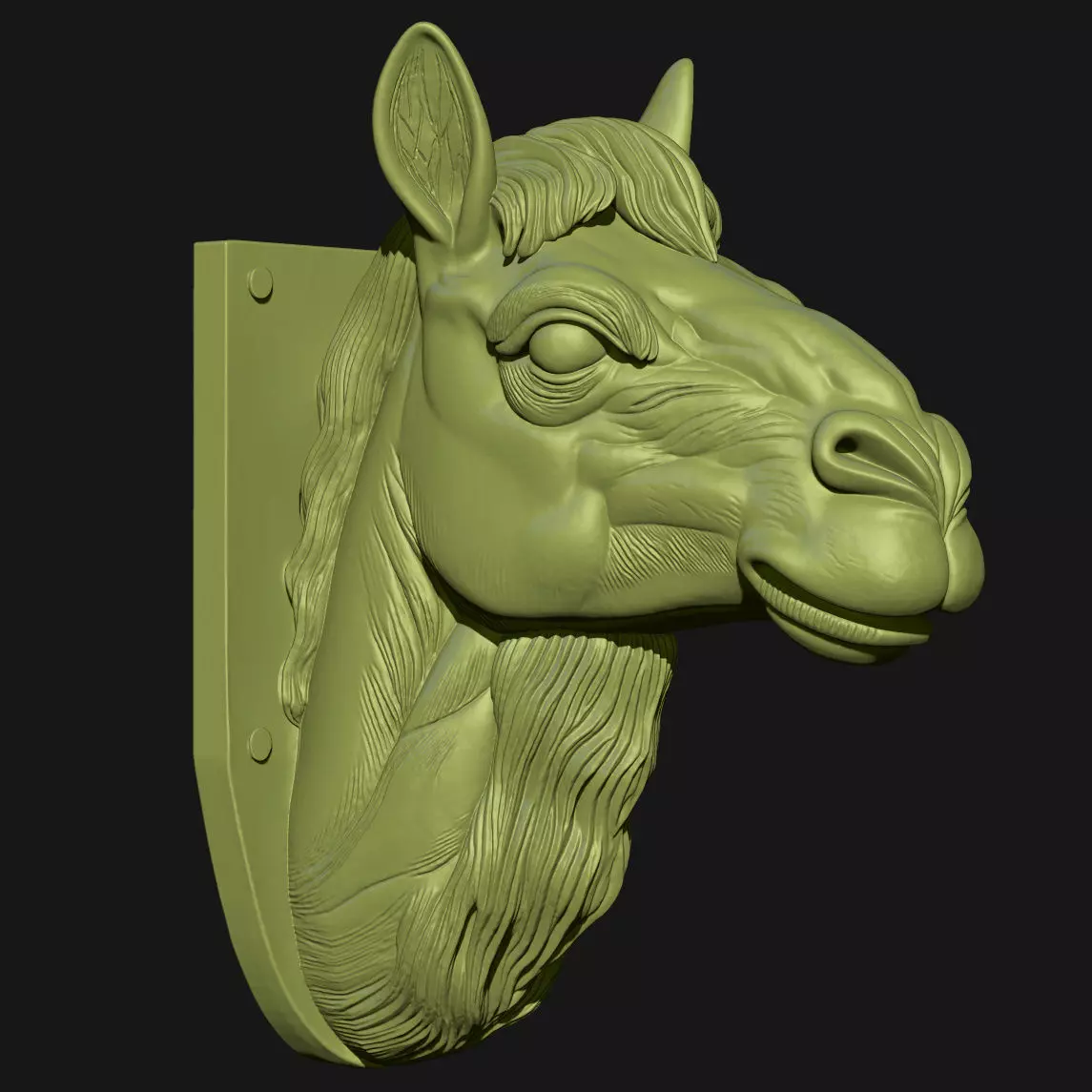camel 3D print model_3