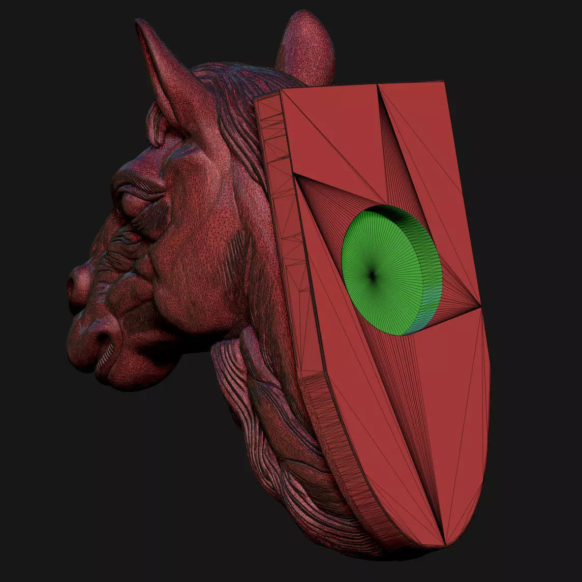 camel 3D print model_5