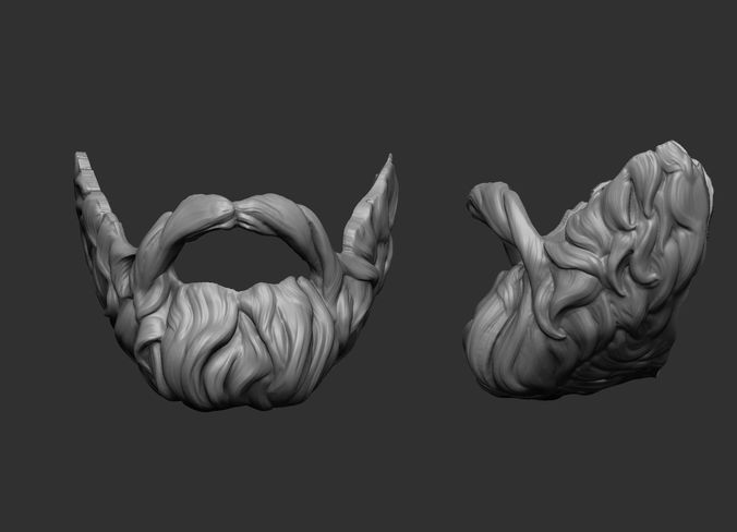 Beard 3D model
