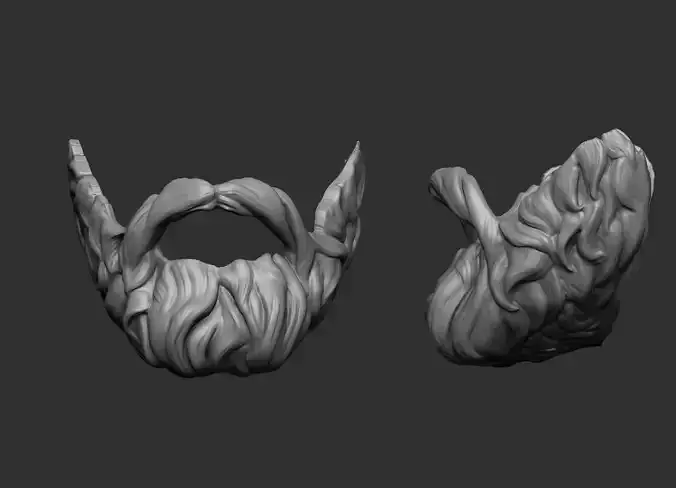 Beard 3D model