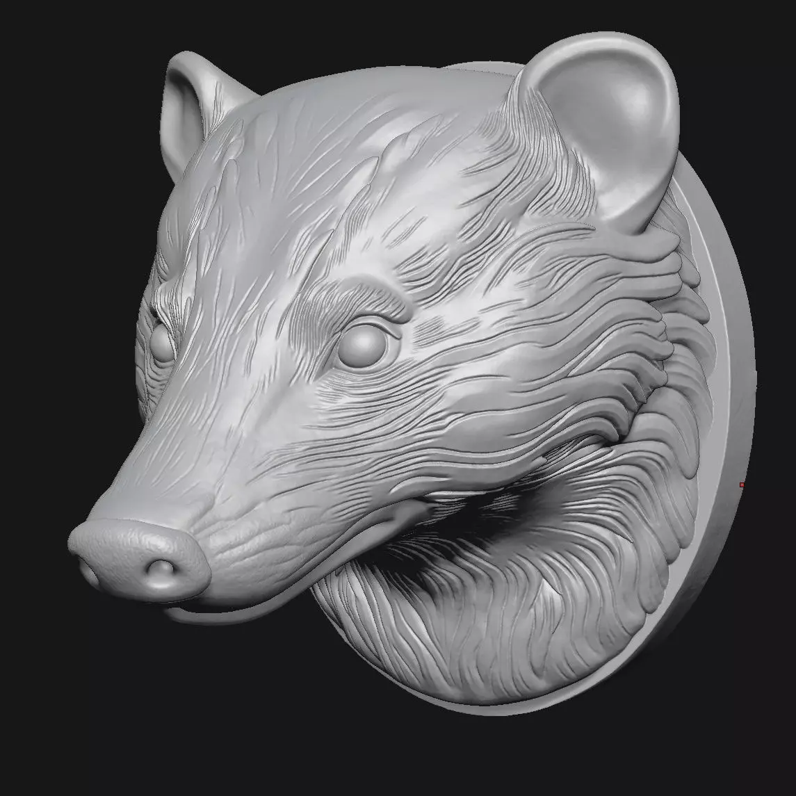 badger 3D print model_1