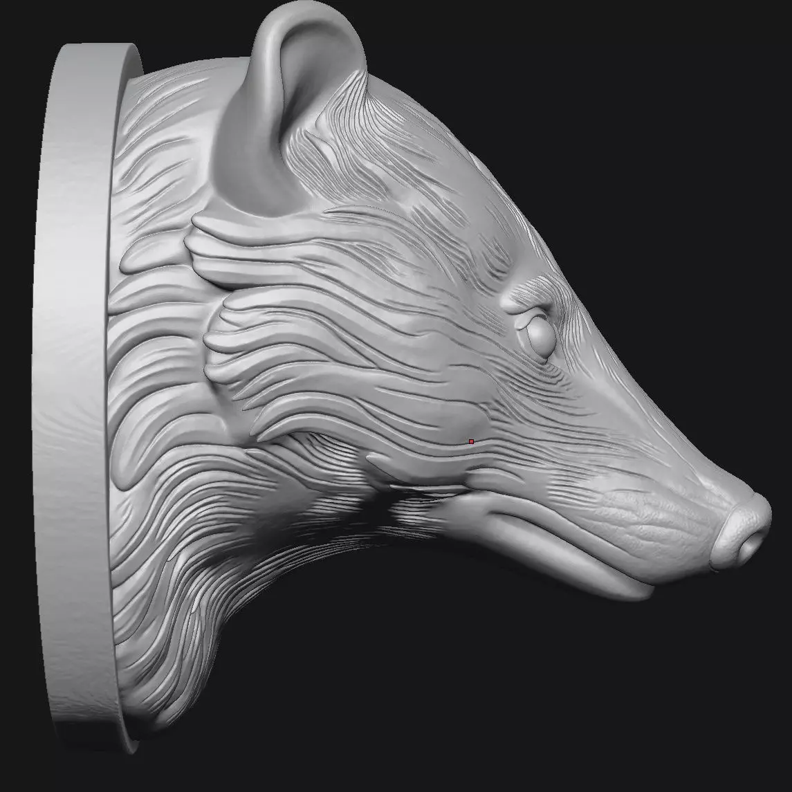badger 3D print model_3