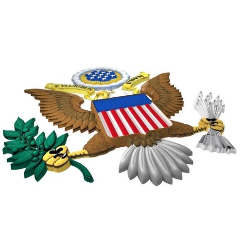 Great Seal of the United States of America  3D model
