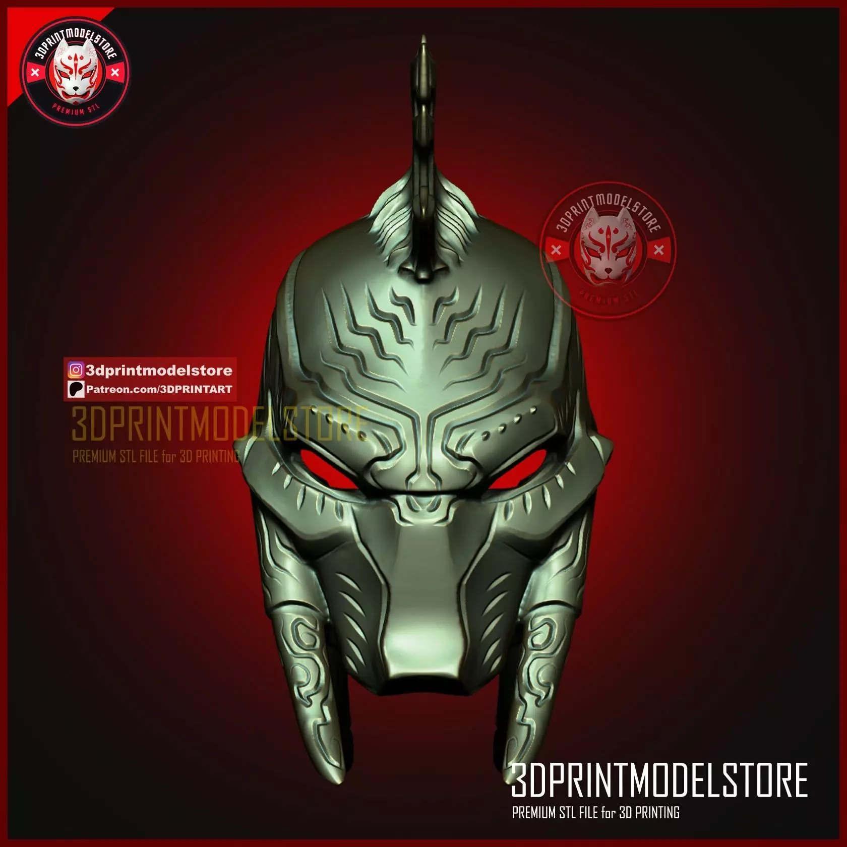 Predator Killer of Killers Cosplay Mask - Alien Halloween Helmet 3D print model_1