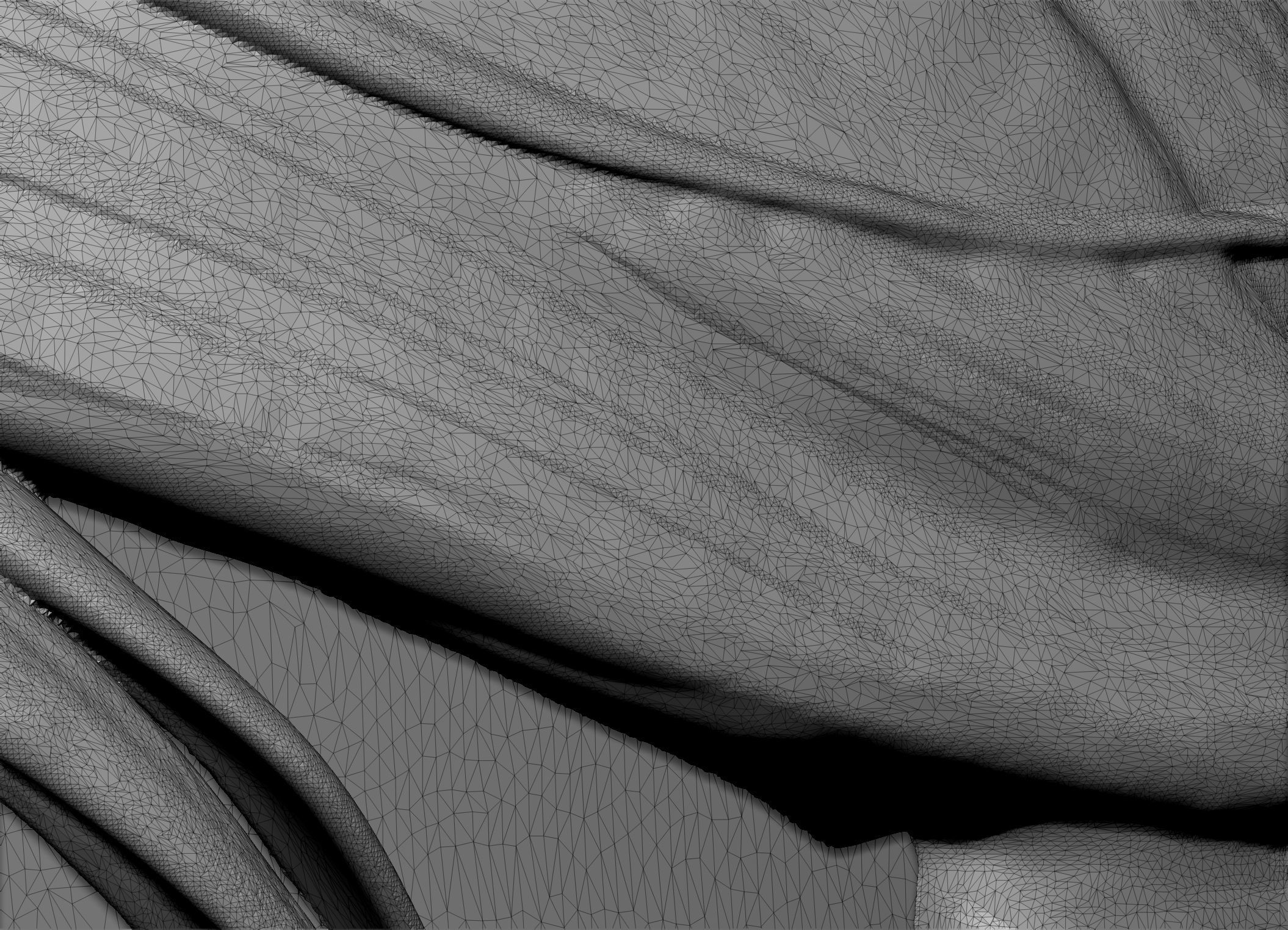 Short Hair stylized 3D print model_3