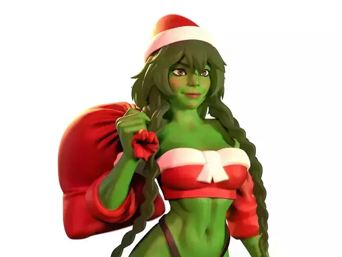Grinch girl