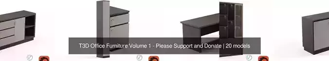T3D Office Furniture Volume 1 - Please Support and Donate