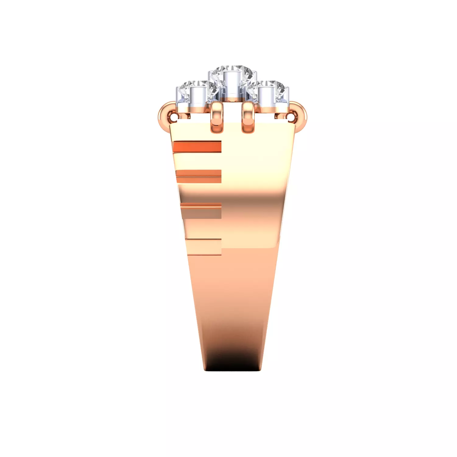 Mens Ring Render 3dm STL MTL SLC JCD OBJ FBX Details 3D print model_4