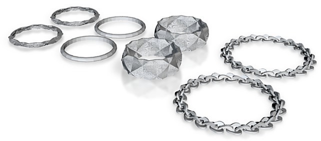 nest of bracelets Free 3D print model_1