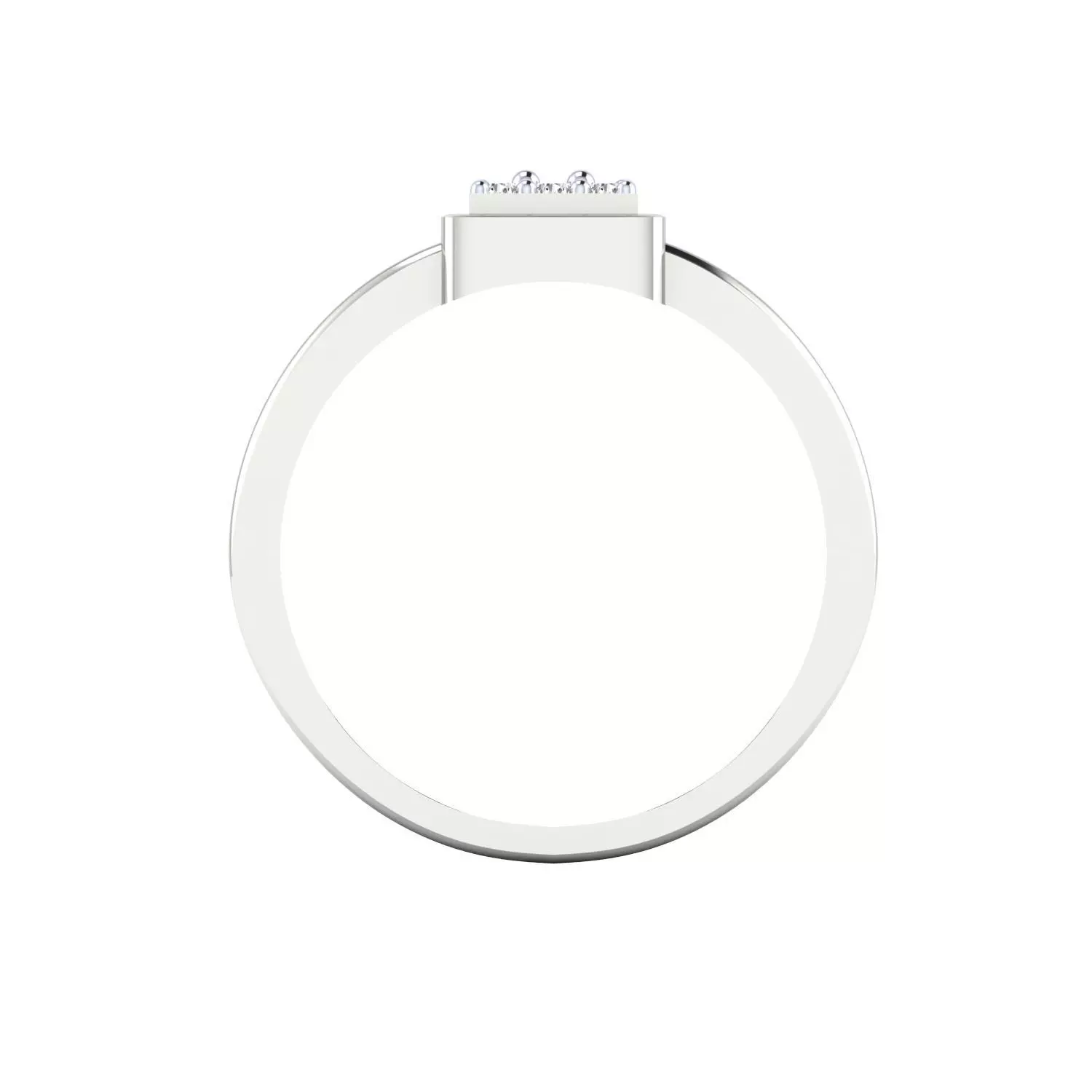 Diamond Head Mens Ring stl 3dm Render obj fbx 3D print model 3D print model_16