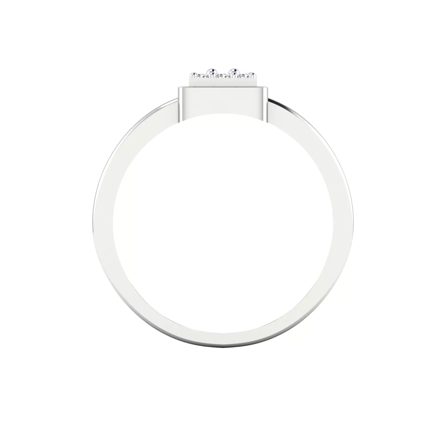 Diamond Head Mens Ring stl 3dm Render obj fbx 3D print model 3D print model_17