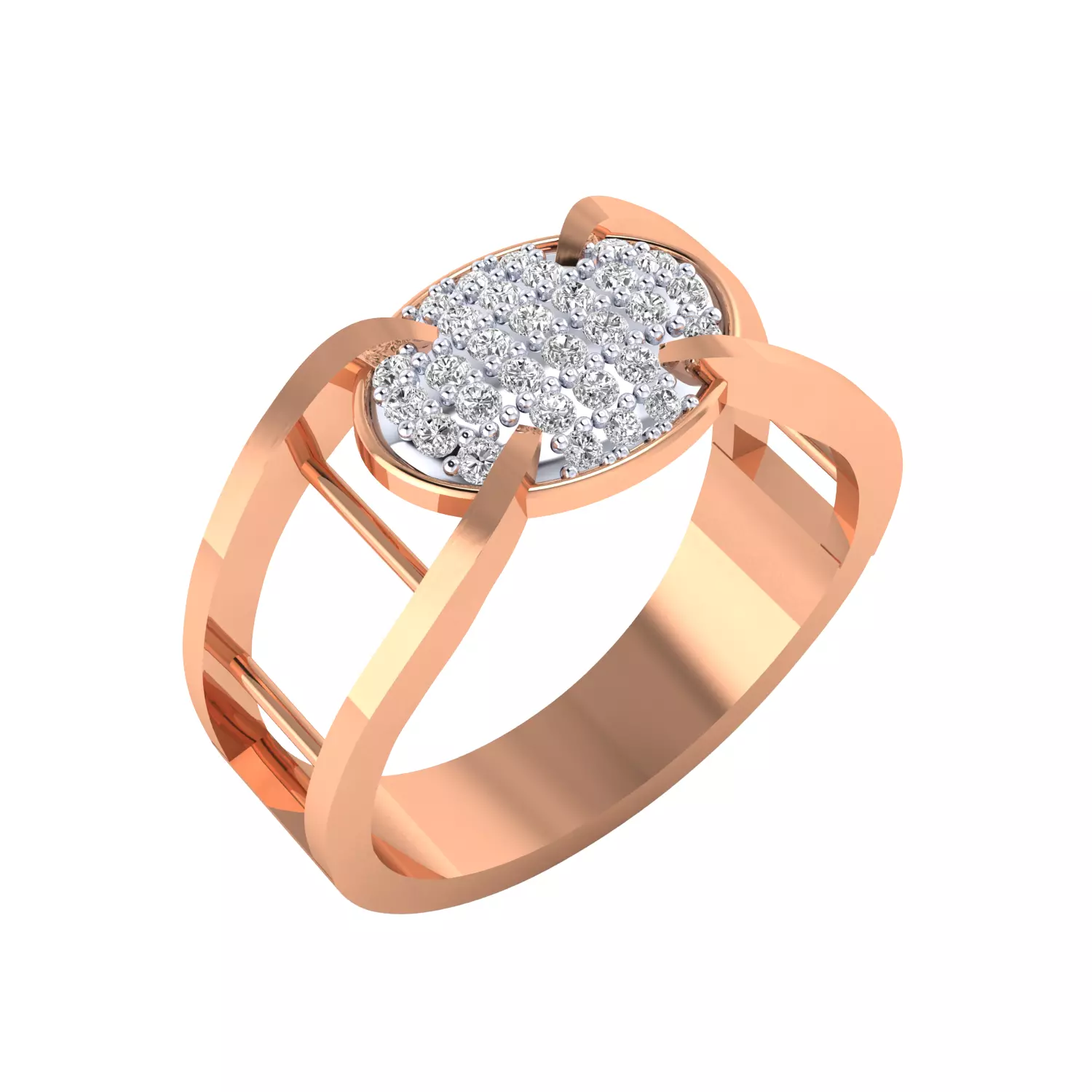 Mens Ring Render 3dm STL MTL SLC JCD OBJ FBX Details 3D print model_4