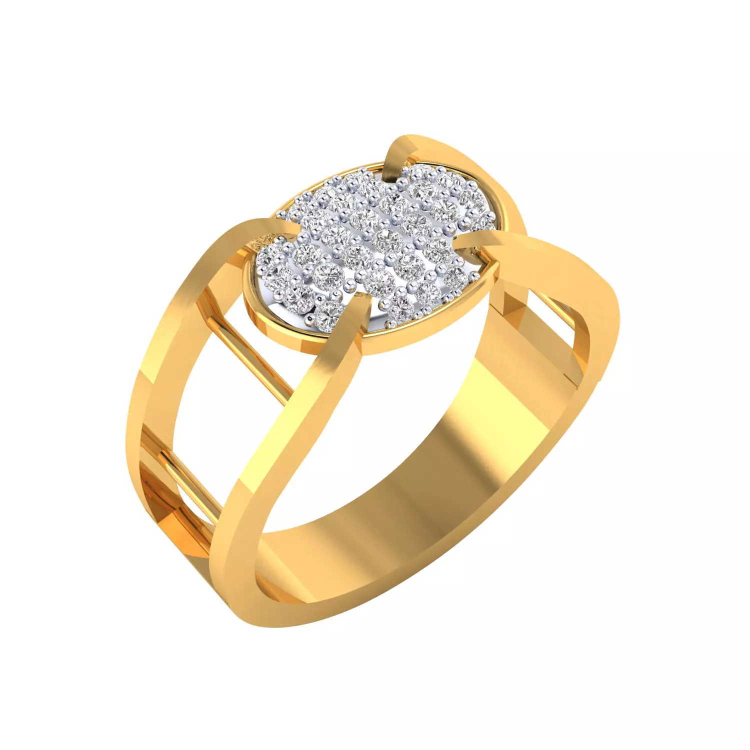 Mens Ring Render 3dm STL MTL SLC JCD OBJ FBX Details 3D print model_0
