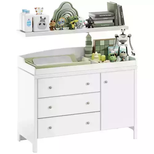  South Shore Cotton Candy Changing Dresser 