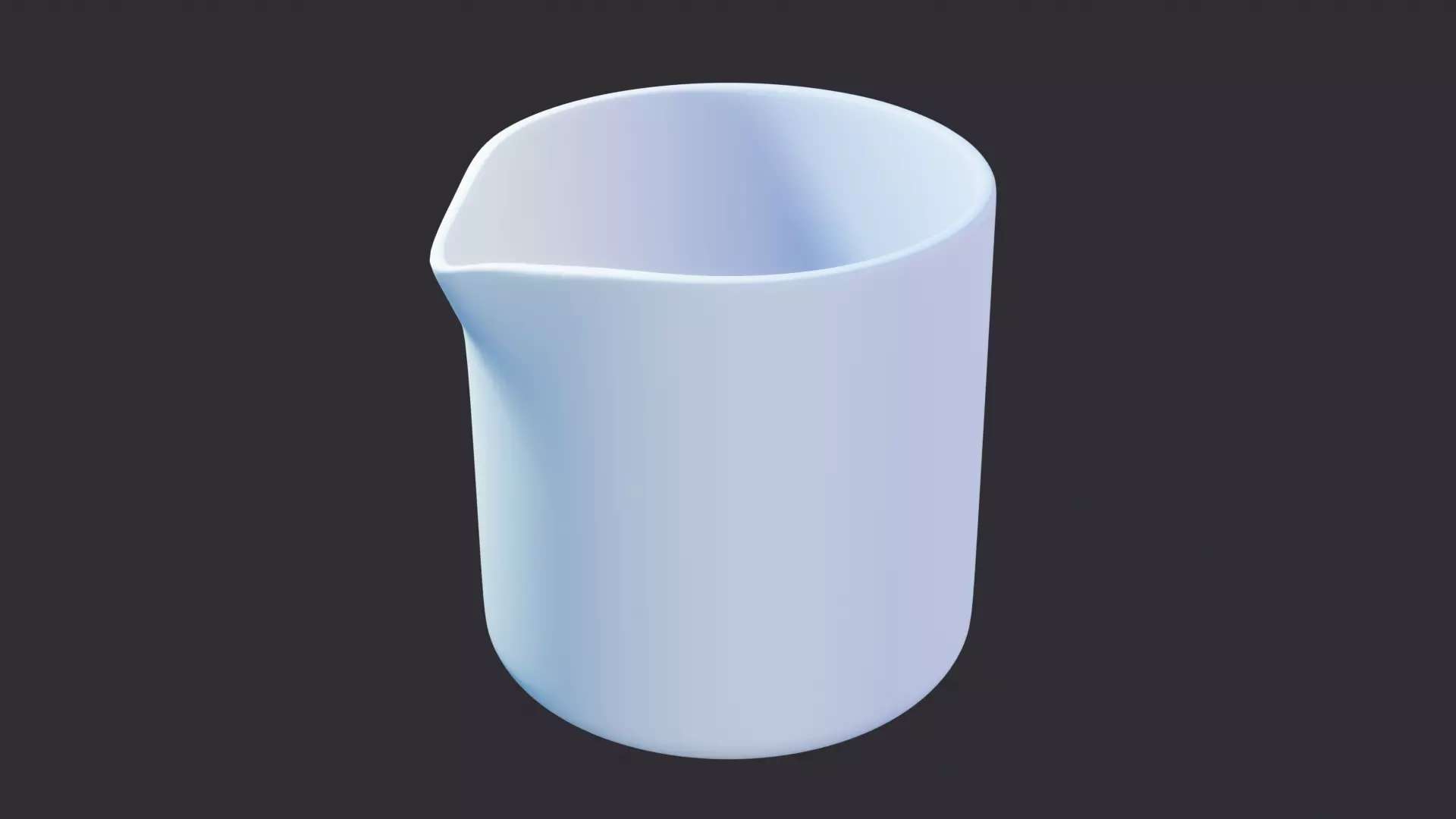 Low Poly Beaker Free 3D model