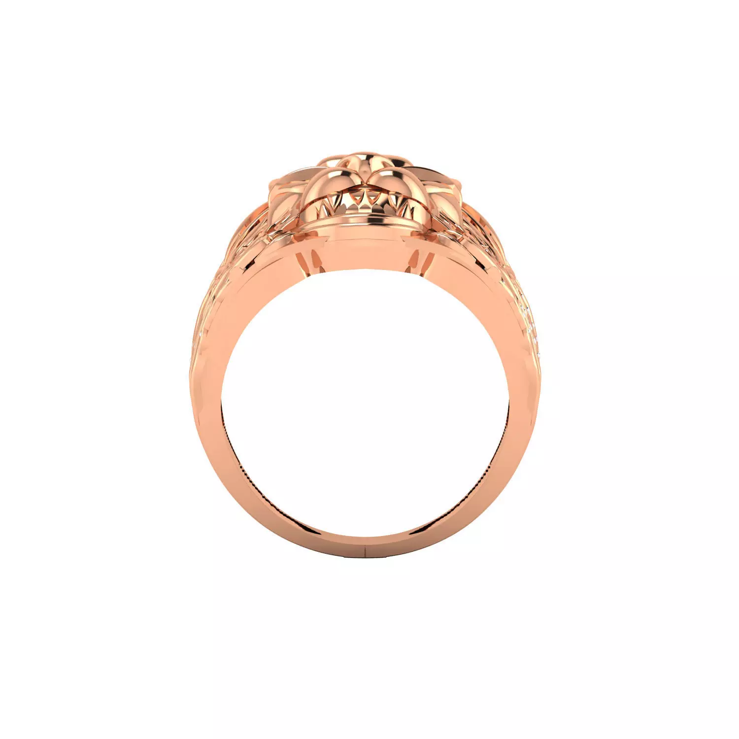 Lion ring 3dm stl obj fbx mtl scl jcd render Details 3D print model_1