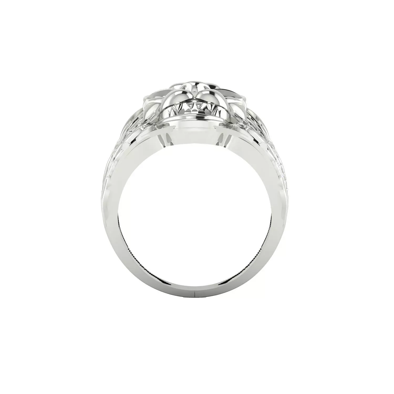 Lion ring 3dm stl obj fbx mtl scl jcd render Details 3D print model_11