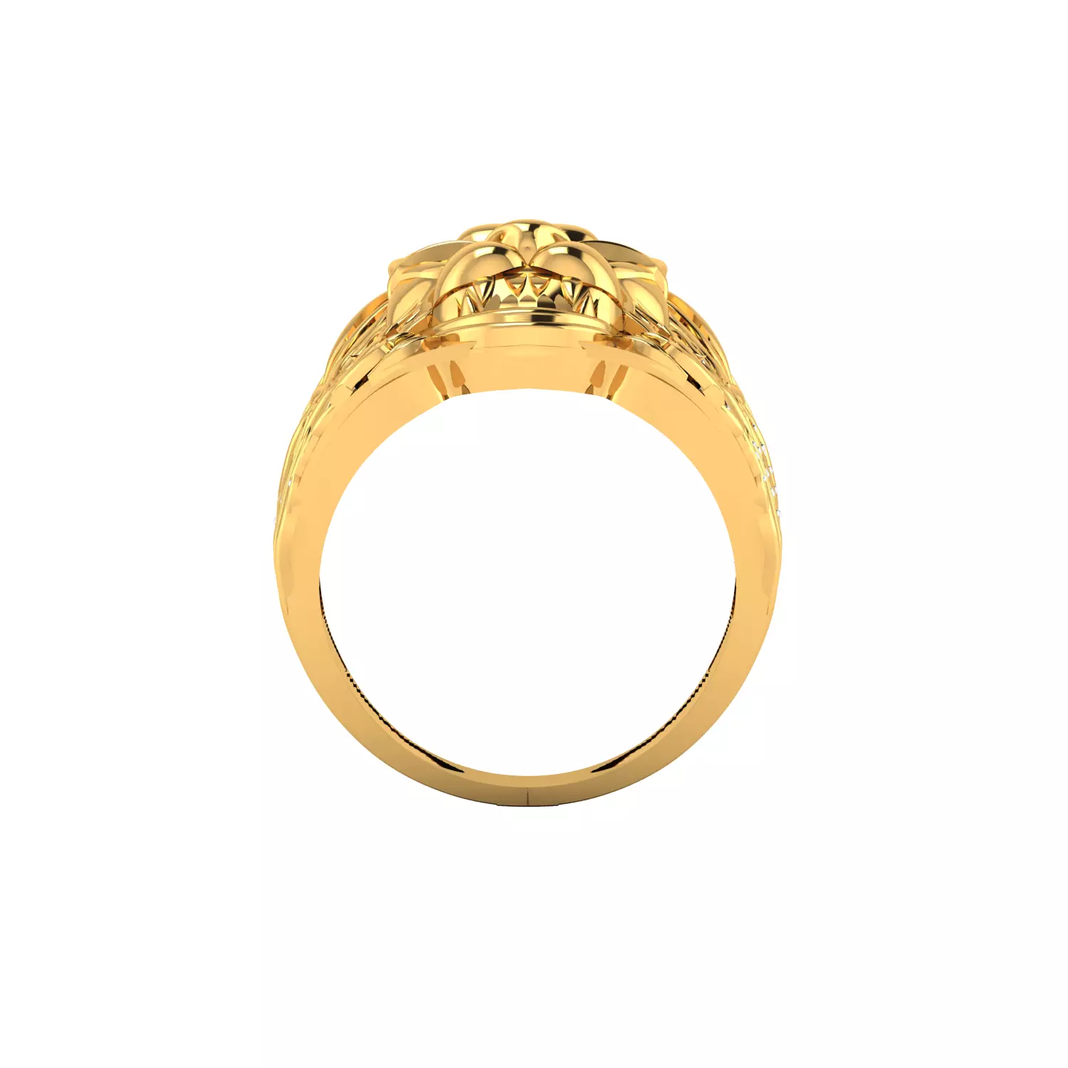 Lion ring 3dm stl obj fbx mtl scl jcd render Details 3D print model_20