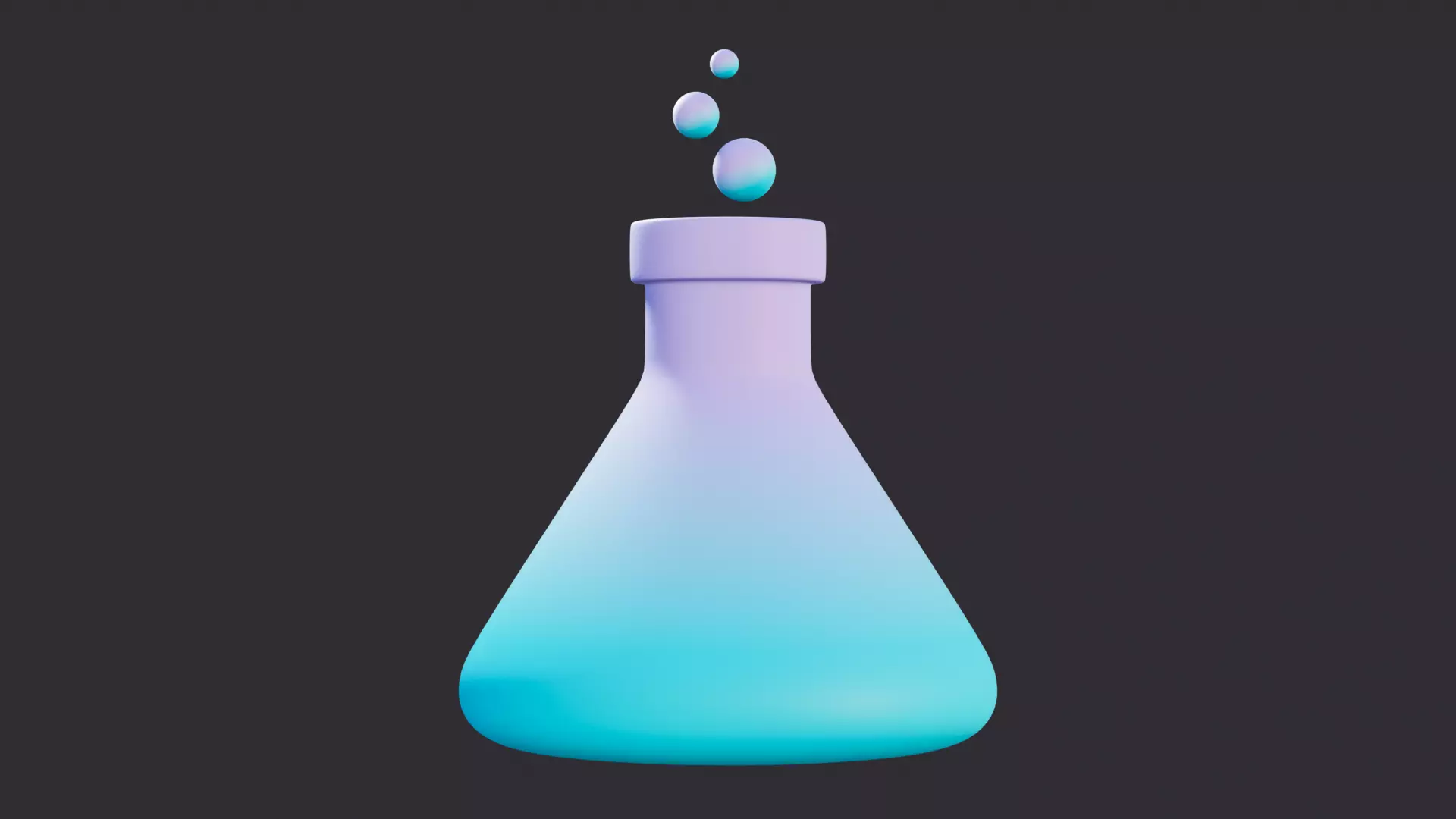 Low Poly Bottle 02 3D model_0