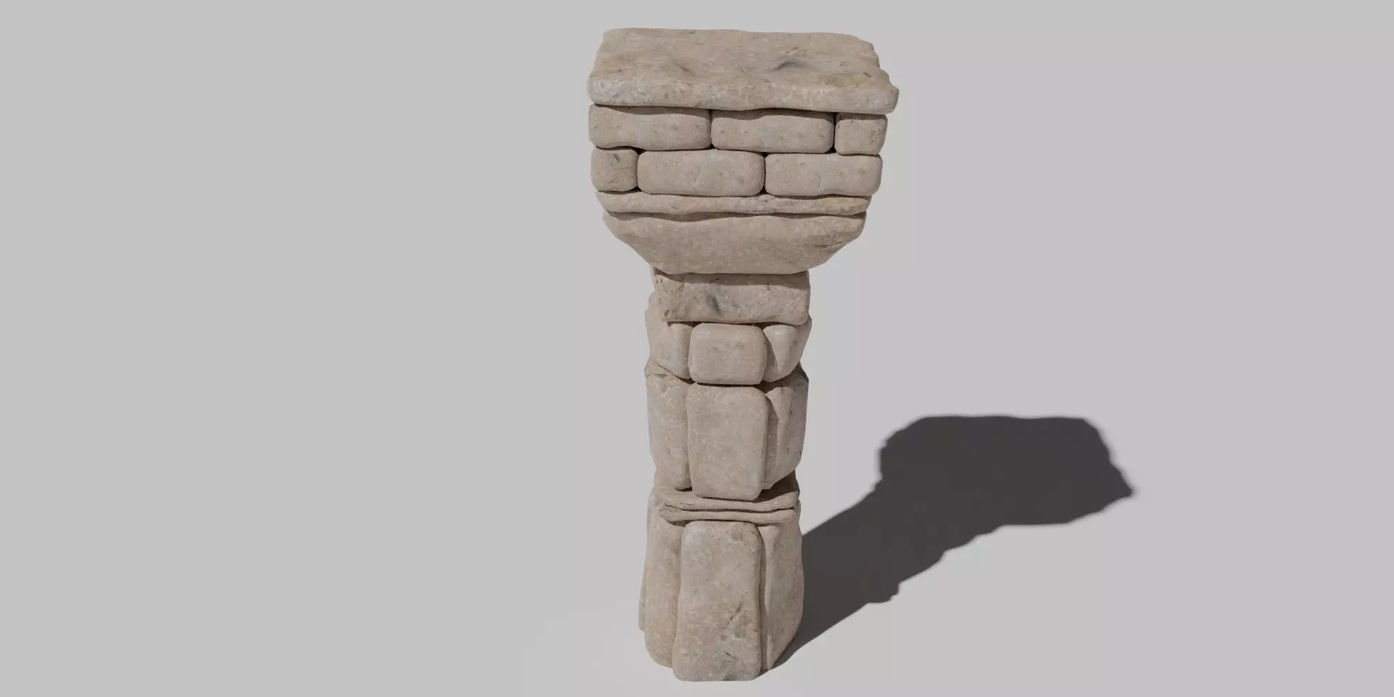 Ancient Column Free 3D model_2