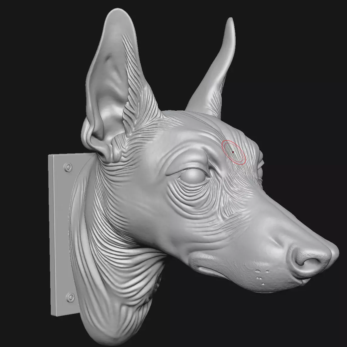Doberman Pinscher 3D print model_5