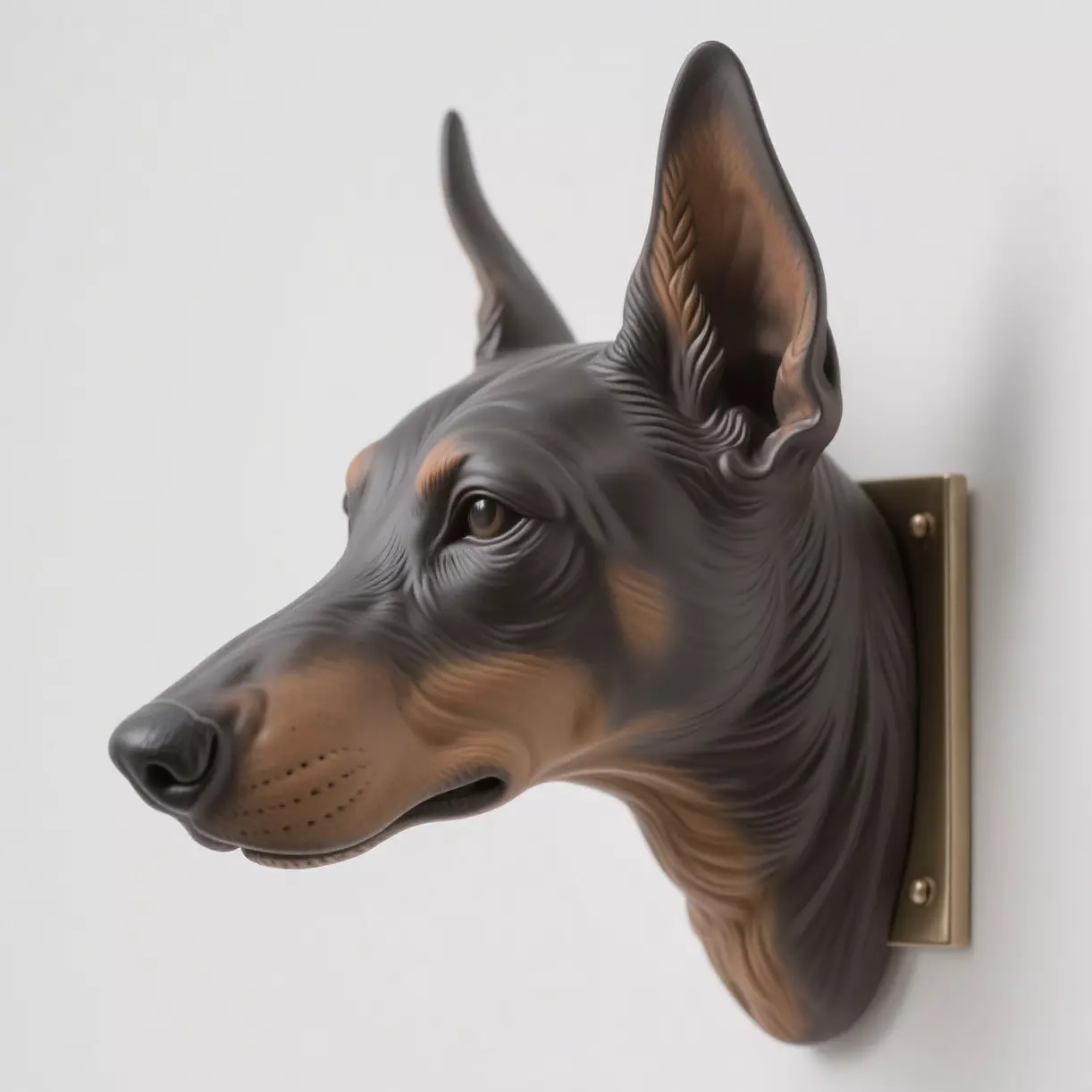 Doberman Pinscher 3D print model_0
