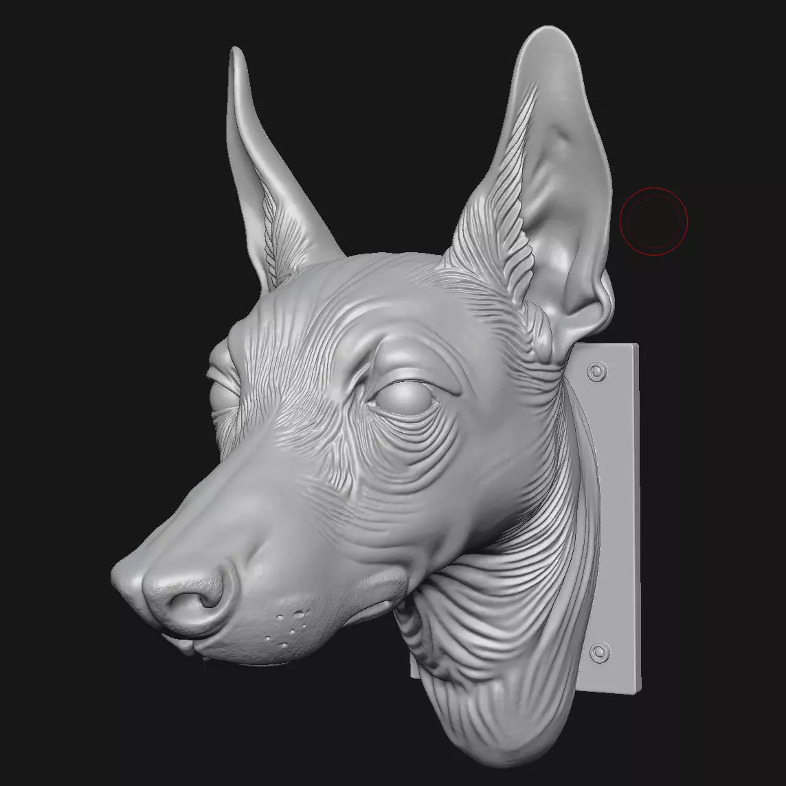 Doberman Pinscher 3D print model_2