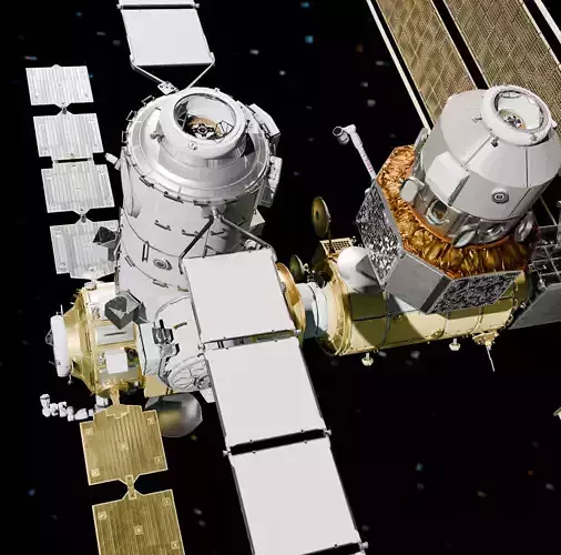 Gateway Lunar Space Station High Detail 3D Model