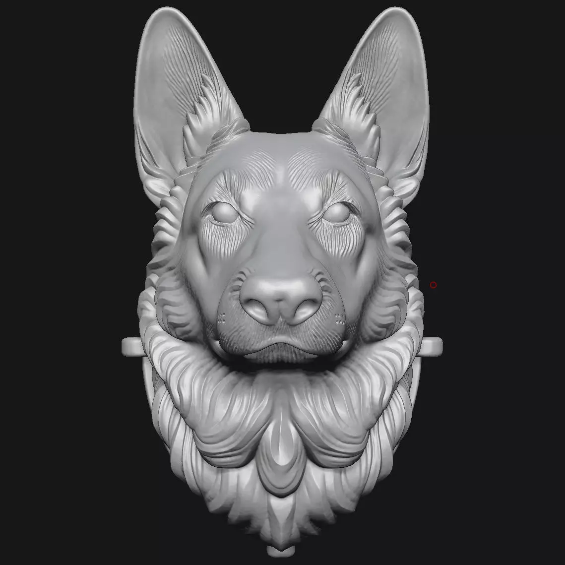 German Shepherd 3D print model_6