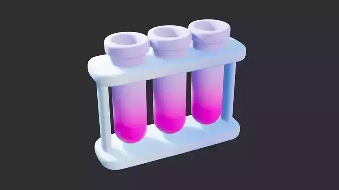 Low Poly Bottle 05