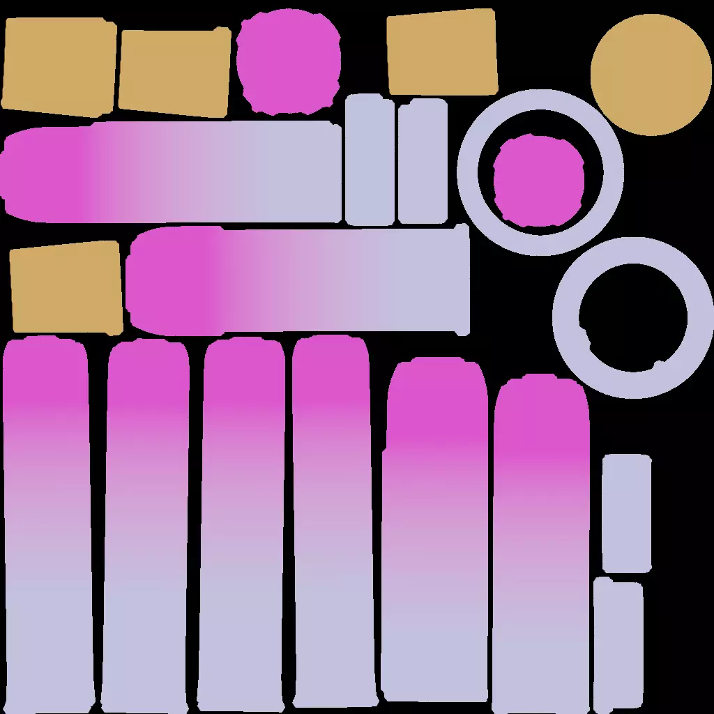 Low Poly Bottle 06 3D model_1