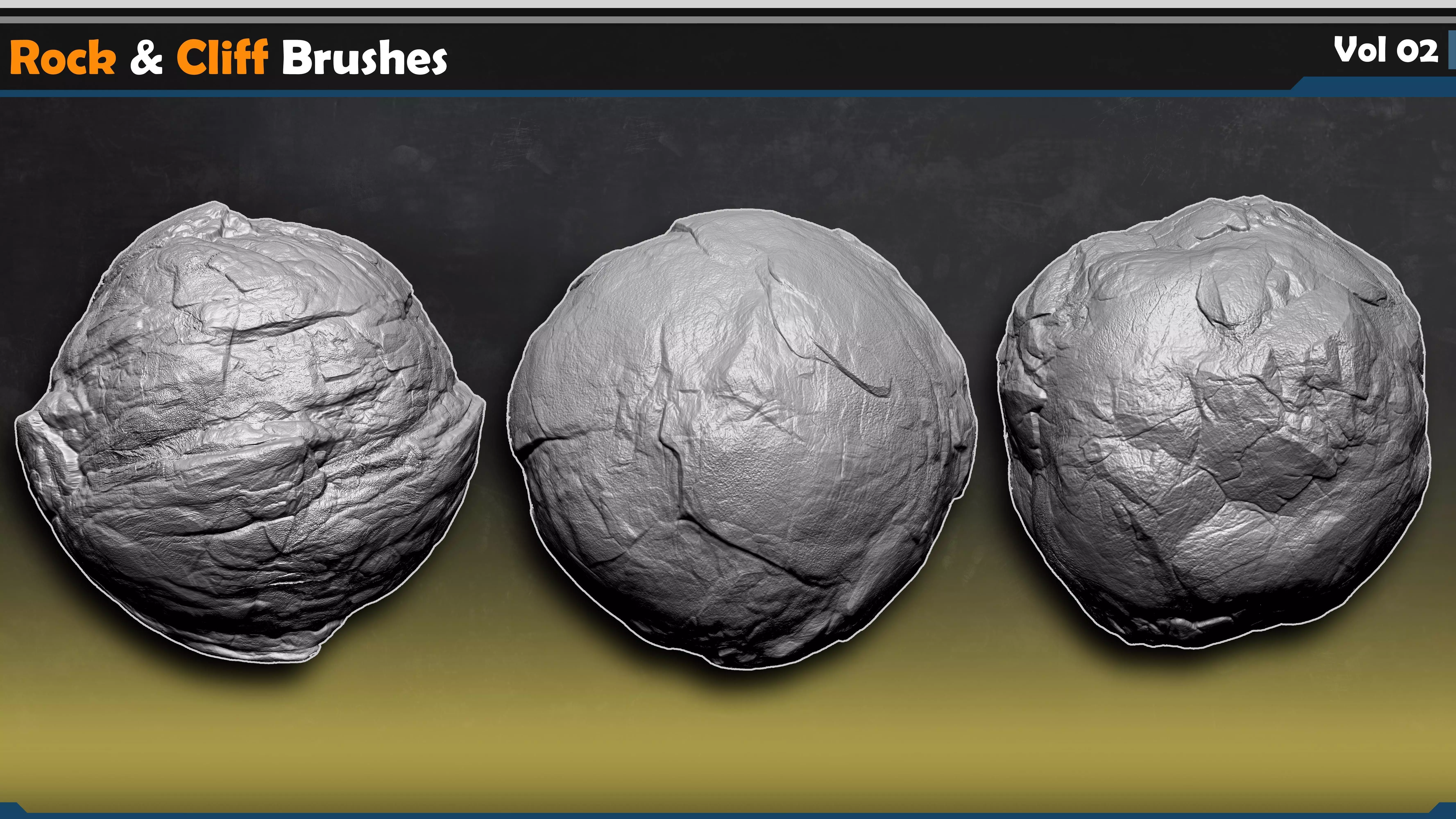 Rock - Cliff Brushes Vol 02 Texture_1