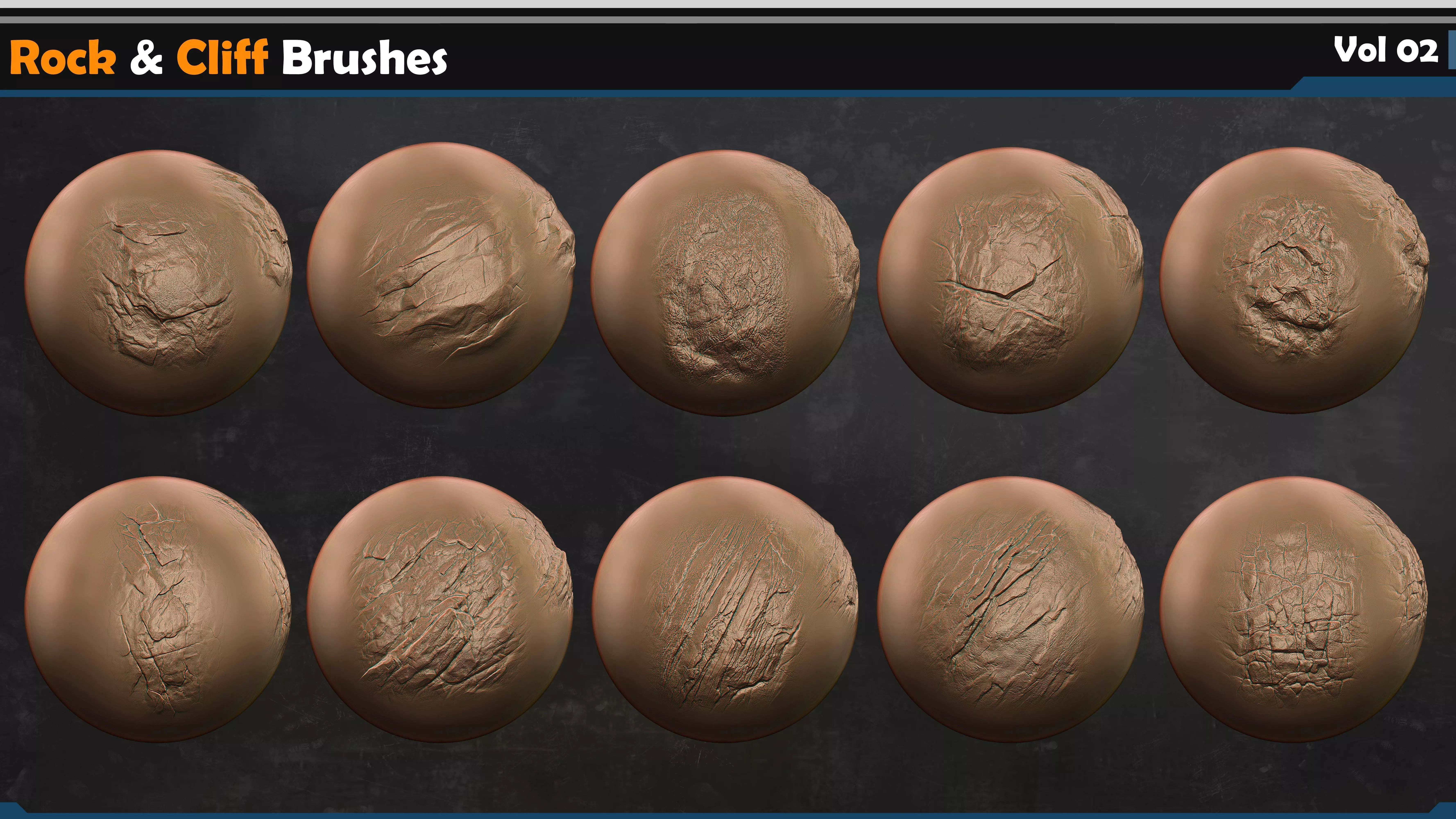 Rock - Cliff Brushes Vol 02 Texture_4