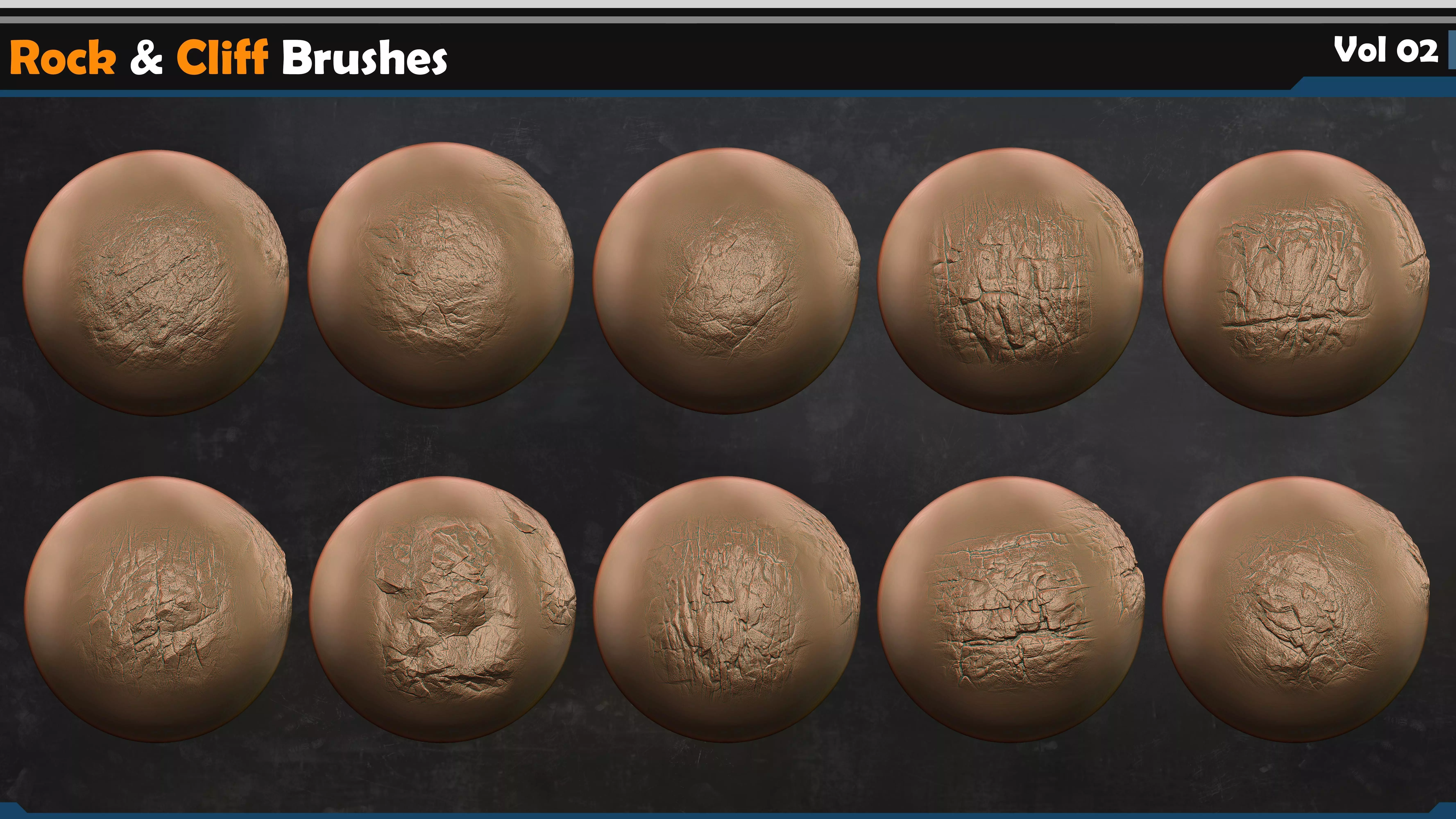 Rock - Cliff Brushes Vol 02 Texture_5