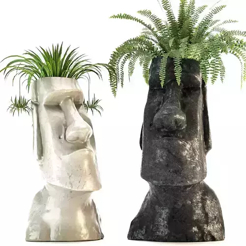 Easter Island Planter 03