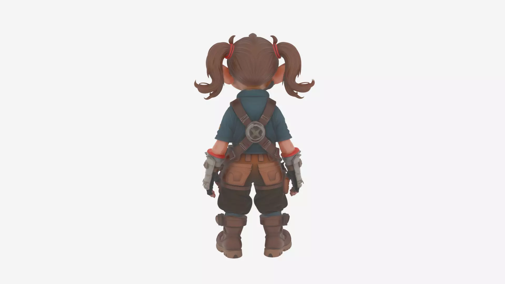 Inventive Energetic Gnome Tinker 3D Model in World of Style 3D model_4