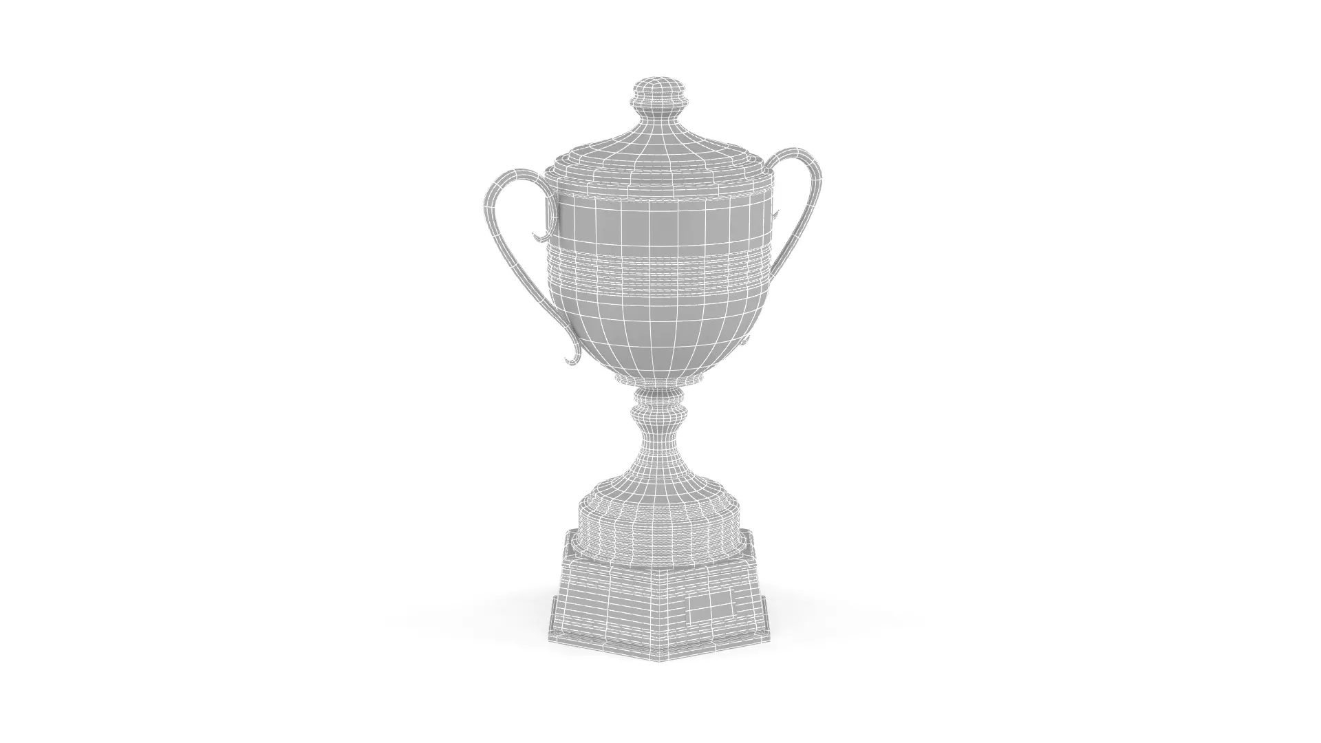 Trophy Cup 3D model_8