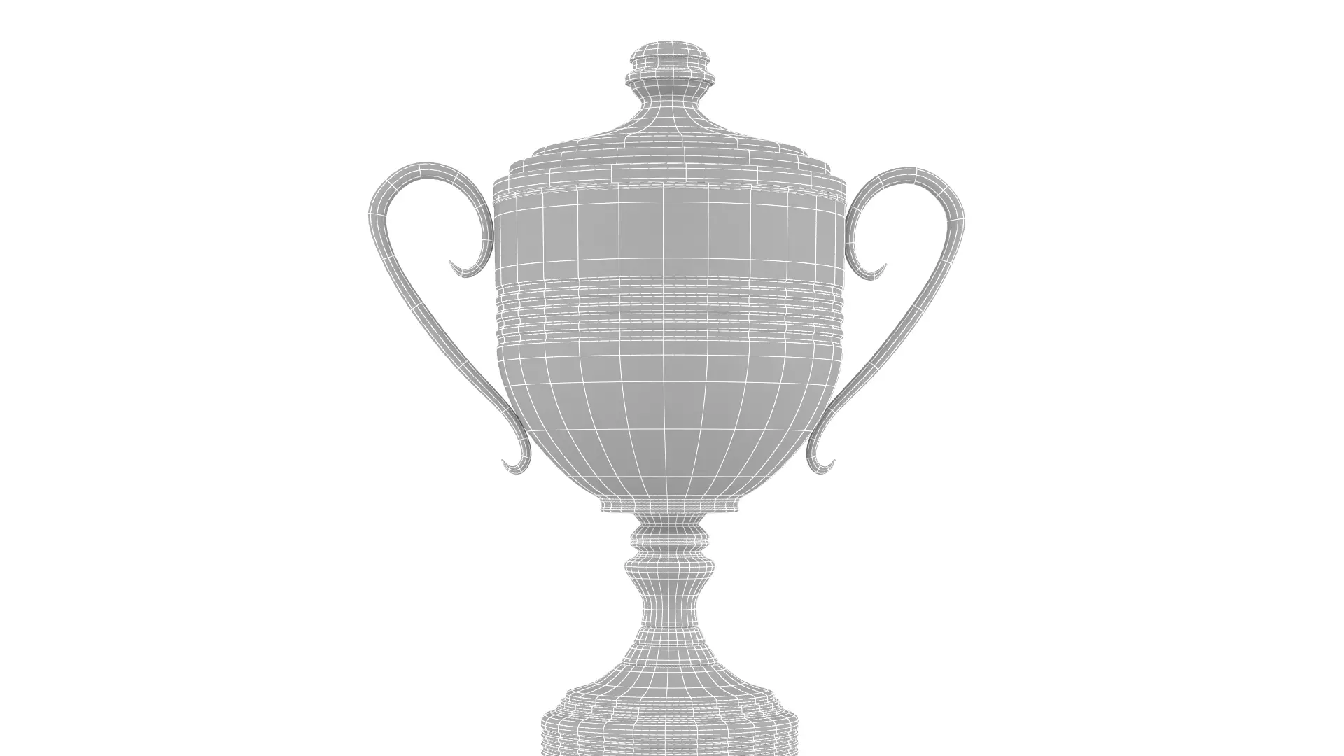 Trophy Cup 3D model_9