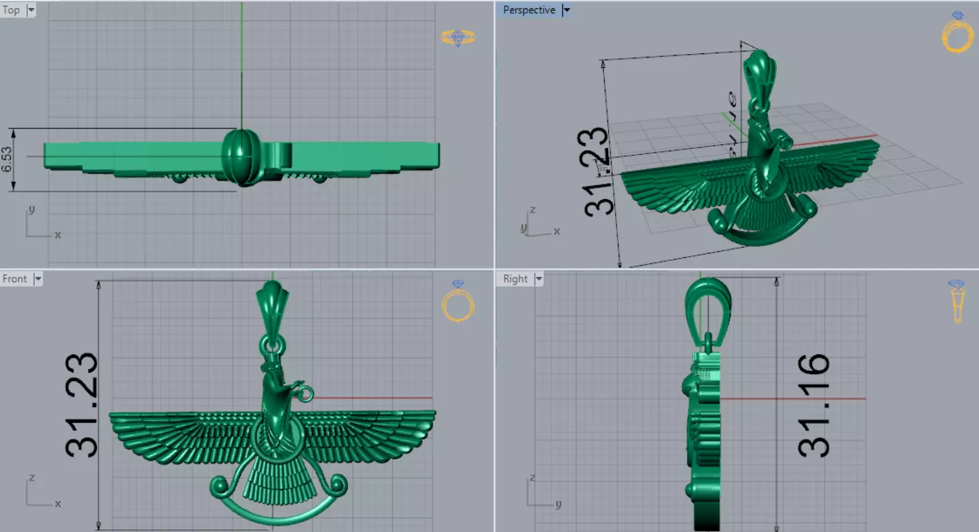 The Faravahar Heritage STL 3D Collection _12