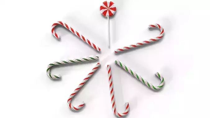 Christmas Candy Cane PBR