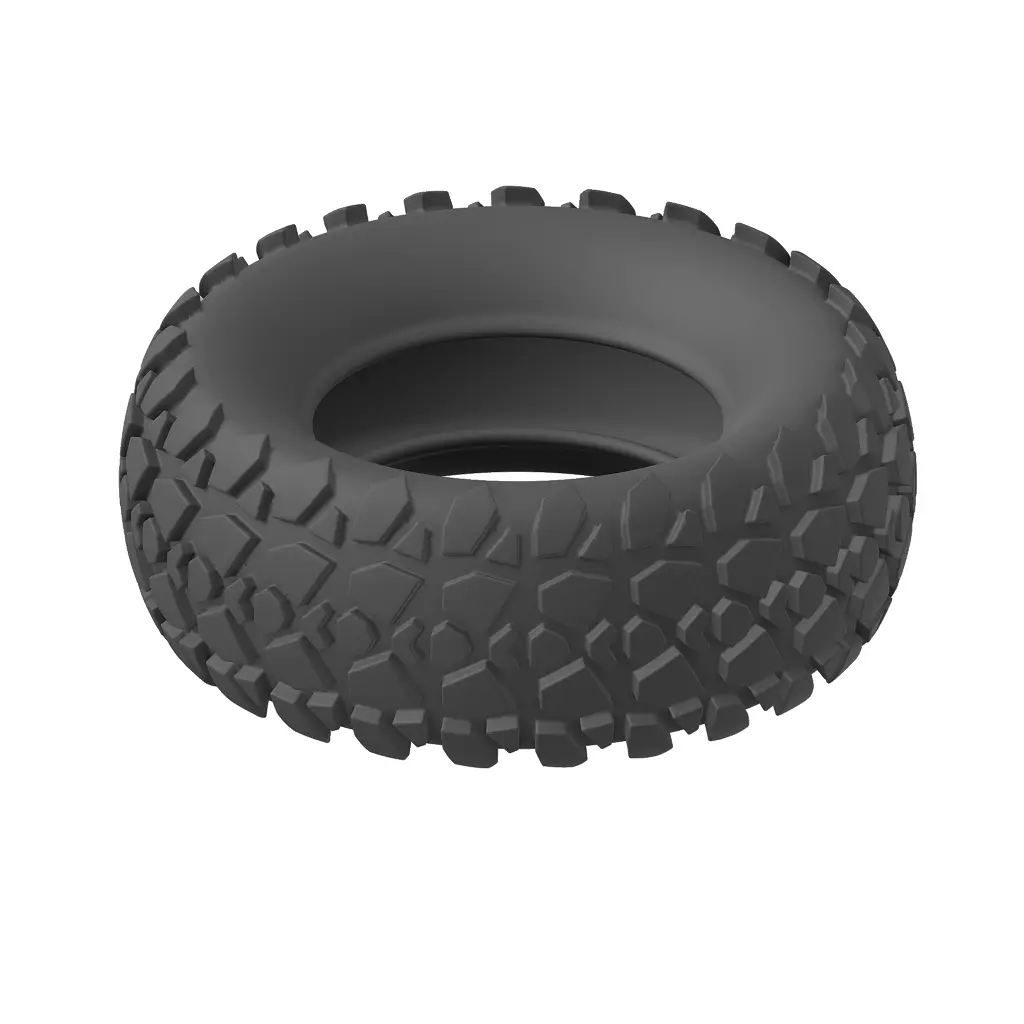 Plastic Heavy Truck Tyre Toy 3D model_2