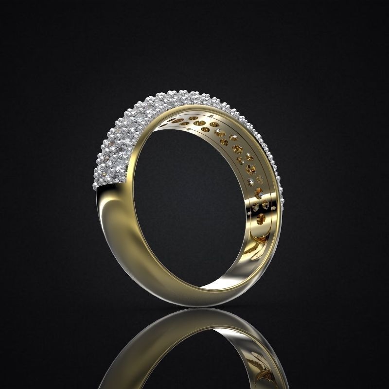 RINGS ALLURE SMALL 3D print model_3