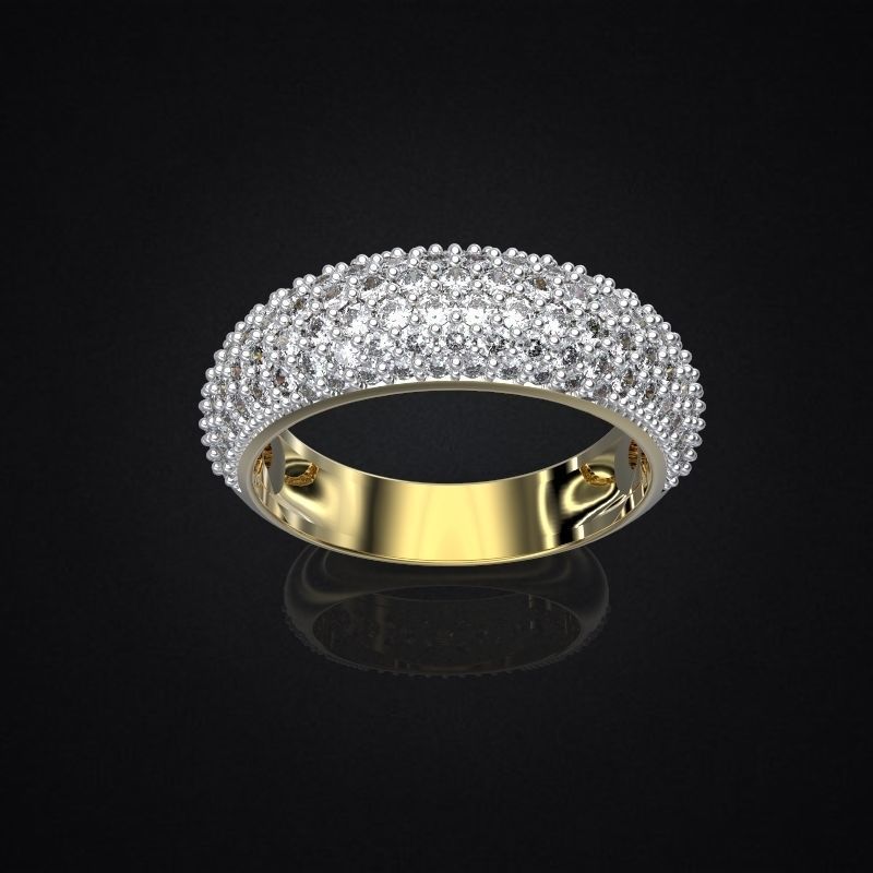 RINGS ALLURE SMALL 3D print model_1