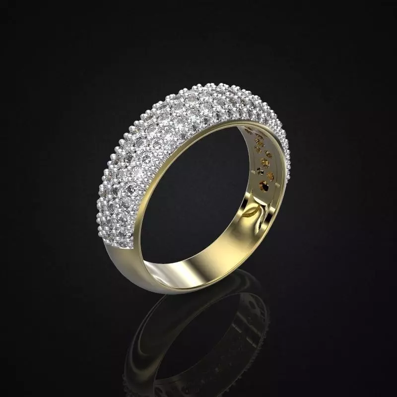 RINGS ALLURE SMALL 3D print model_0