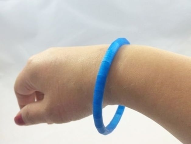Cane look bracelet Free 3D print model_1