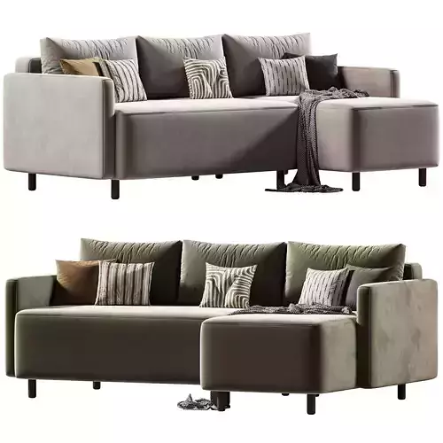 Corner sofa Beller Textile Grafit sofa ru