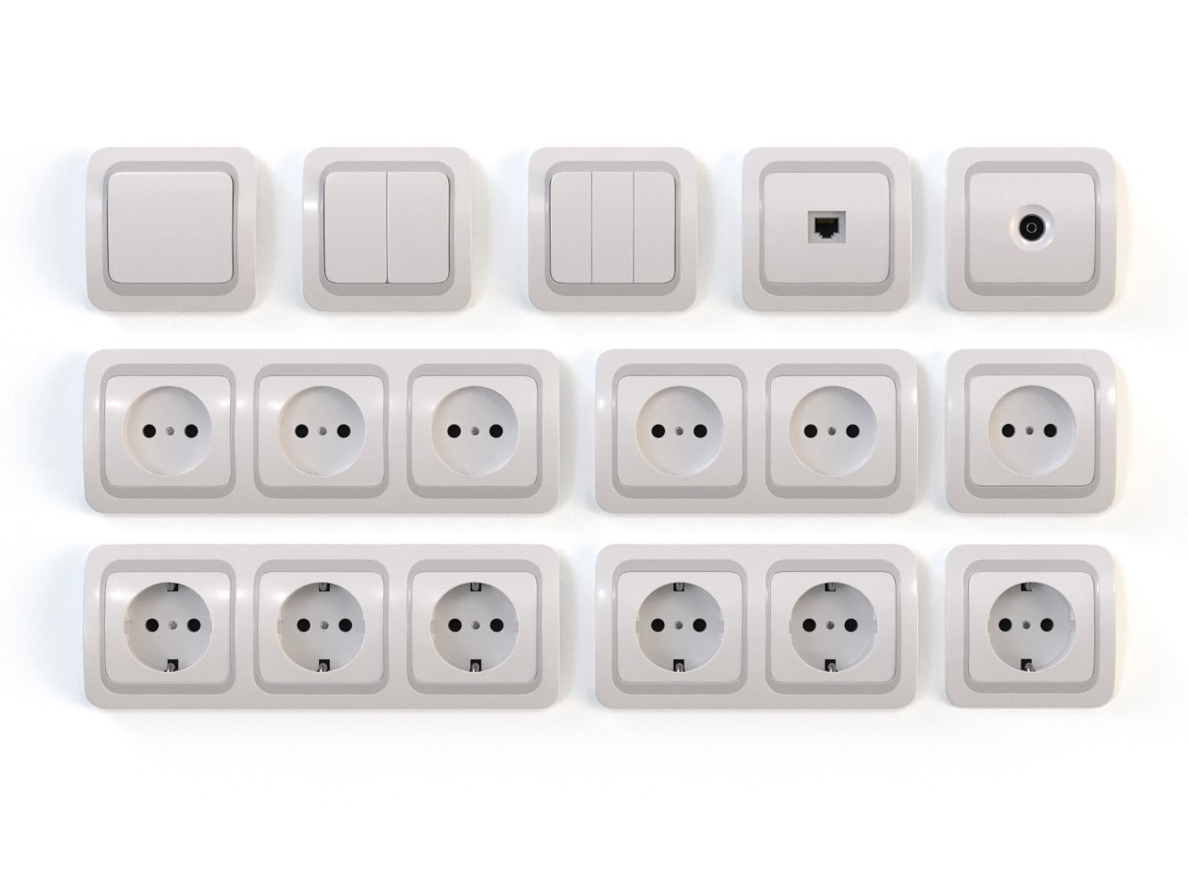 Electrical Installation Set 3D model