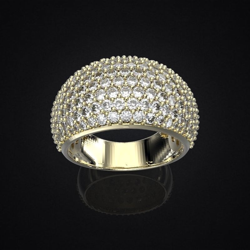 RINGS ALLURE MEDIUM 3D print model_1