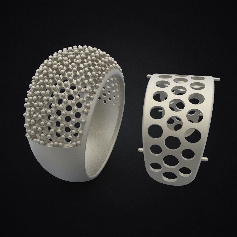 RINGS ALLURE MEDIUM 3D print model_4